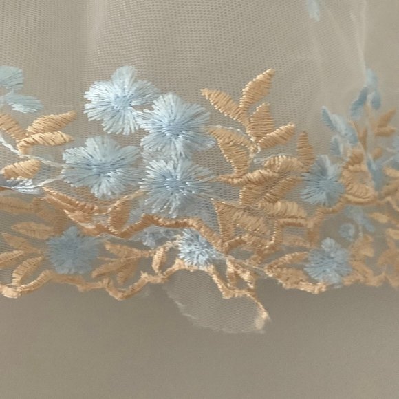 Zaful Sheer Floral Top - Picture 3 of 3